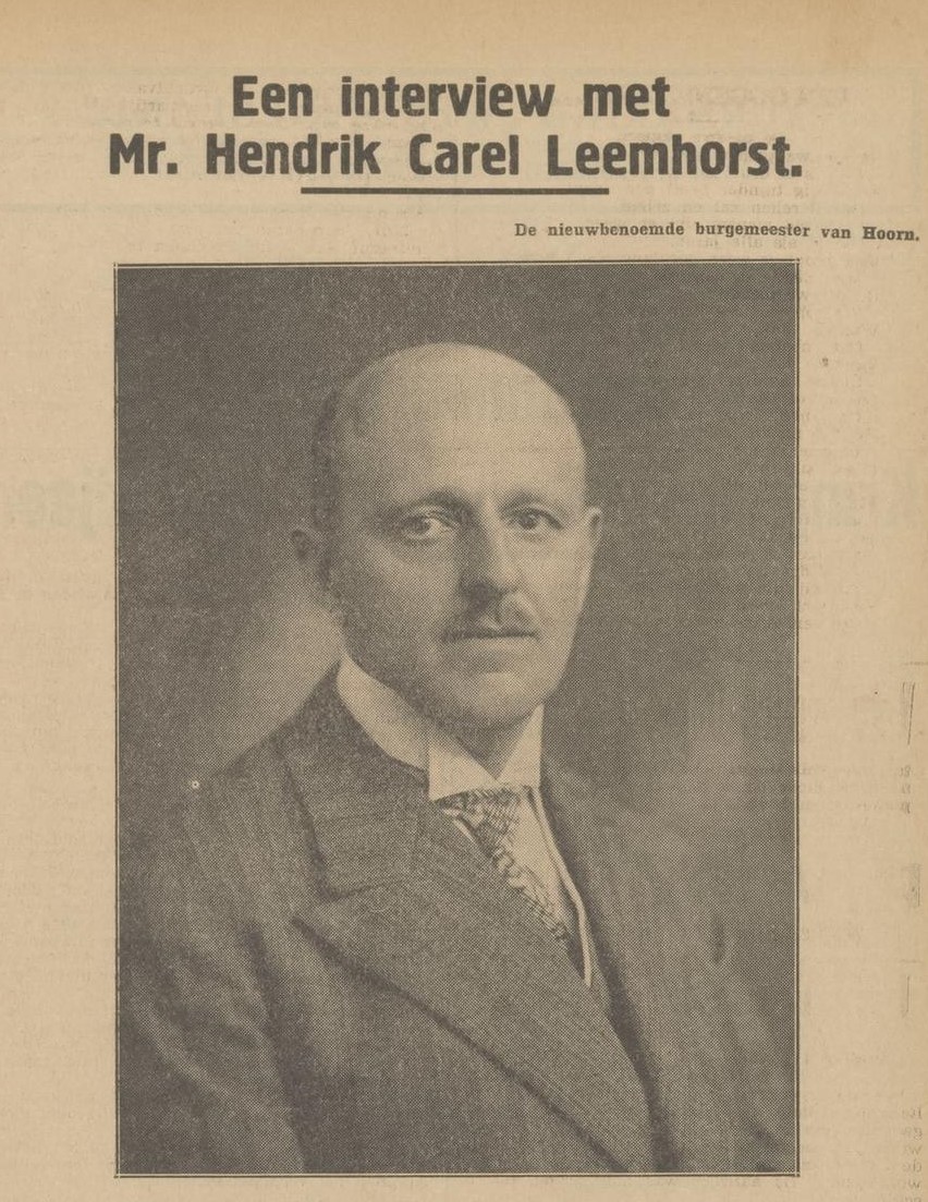 Portret Hendrik Carel Leemhorst
