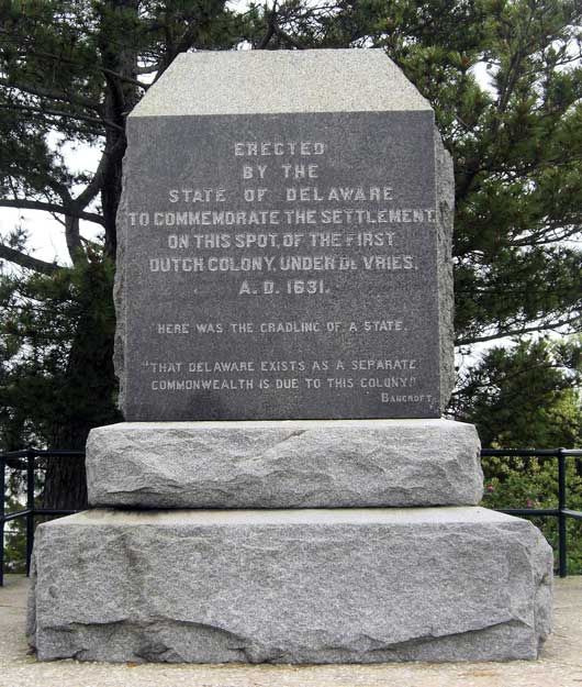 Memorial in Delaware