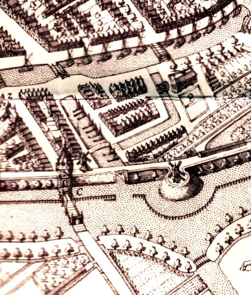 detail van kaart Velius 1615
