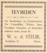 W. v.d. Steur - Kruideniers en Grutterswaren