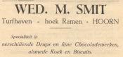 advertentie - Wed. M. Smit - Chocoladewerken