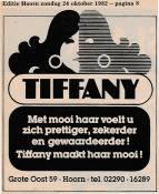 advertentie - Kapsalon Tiffany